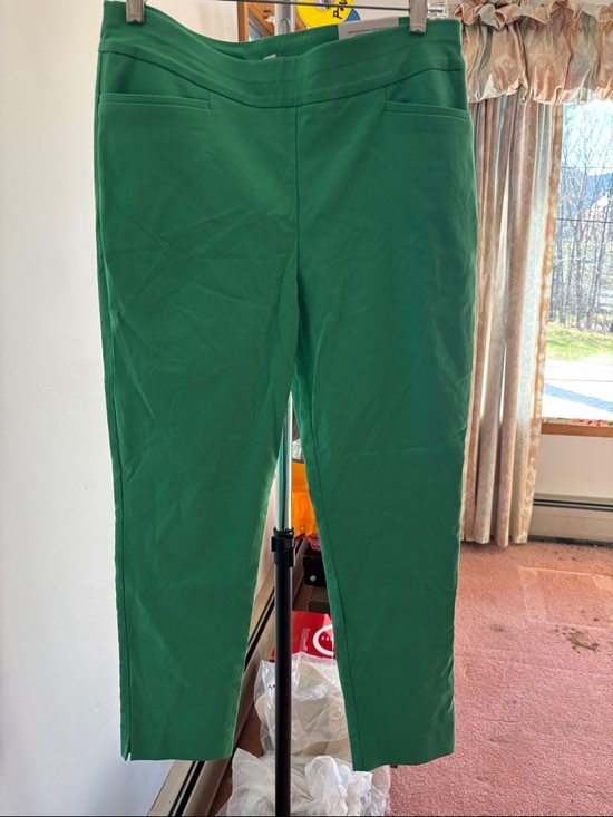 Chico's Pants - Chico's Emerald Green Slim Ankle Pants